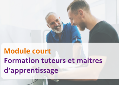 Formation de tuteurs et maîtres d’apprentissage